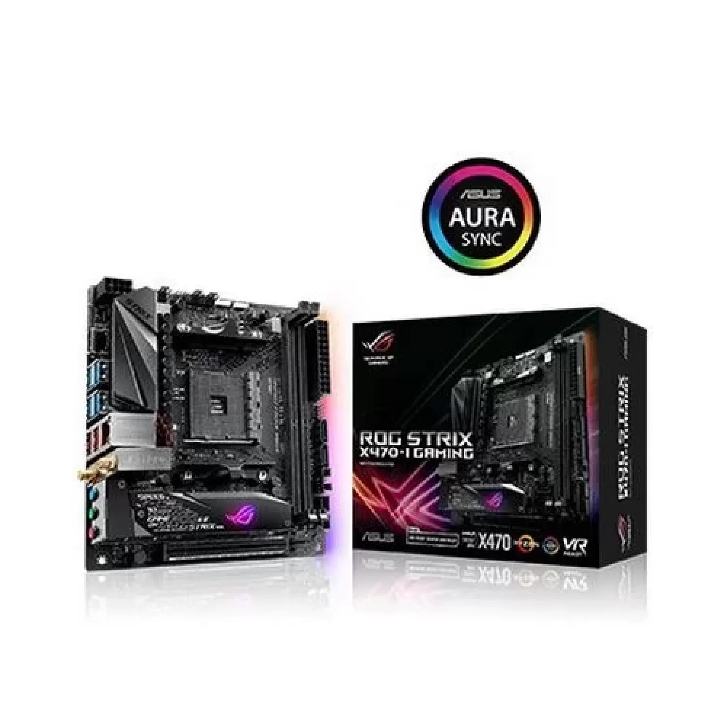Материнская Плата Asus ROG STRIX X470-I GAMING DDR4 AM4