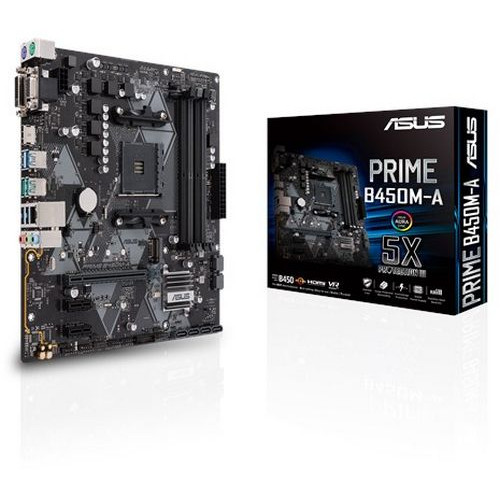 לוח אם Asus PRIME B450M-A DDR4 mATX AM4