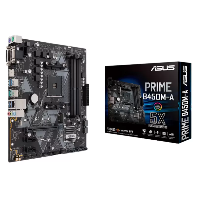 Motherboard Asus PRIME B450M-A DDR4 AM4 Motherboard Asus PRIME B450M-A DDR4 AM4