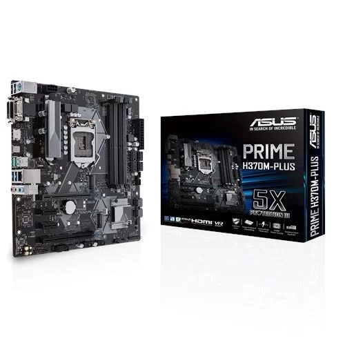 לוח אם Asus PRIME H370M-PLUS DDR4 LGA1151 לוח אם Asus PRIME H370M-PLUS DDR4 LGA1151