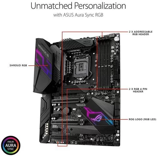 Материнская Плата Asus ROG MAXIMUS XI HERO WIFI DDR4 LGA1151