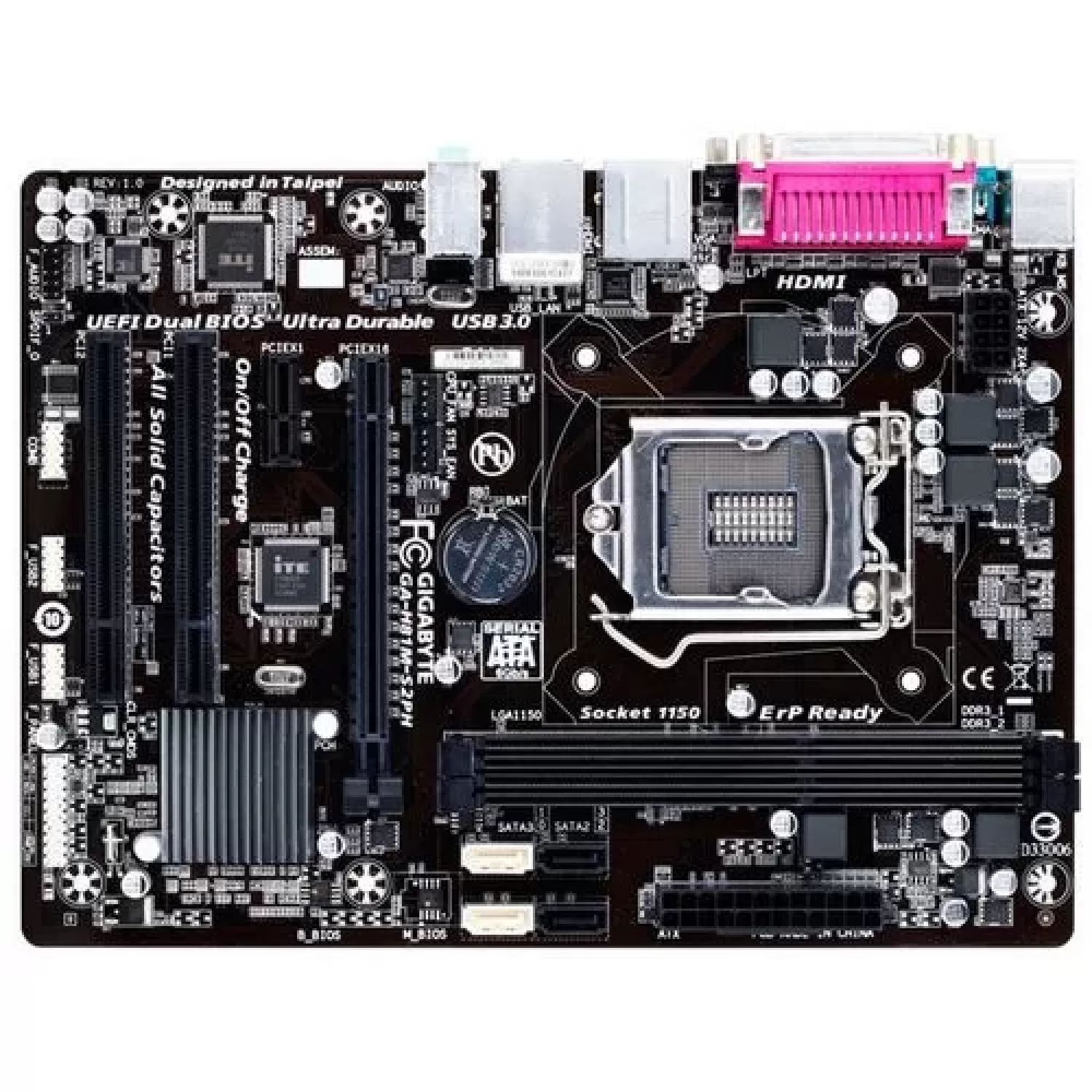 Motherboard Gigabyte GA-H81M-S2PH DDR3 LGA1150