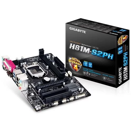 Motherboard Gigabyte GA-H81M-S2PH DDR3 LGA1150 Motherboard Gigabyte GA-H81M-S2PH DDR3 LGA1150