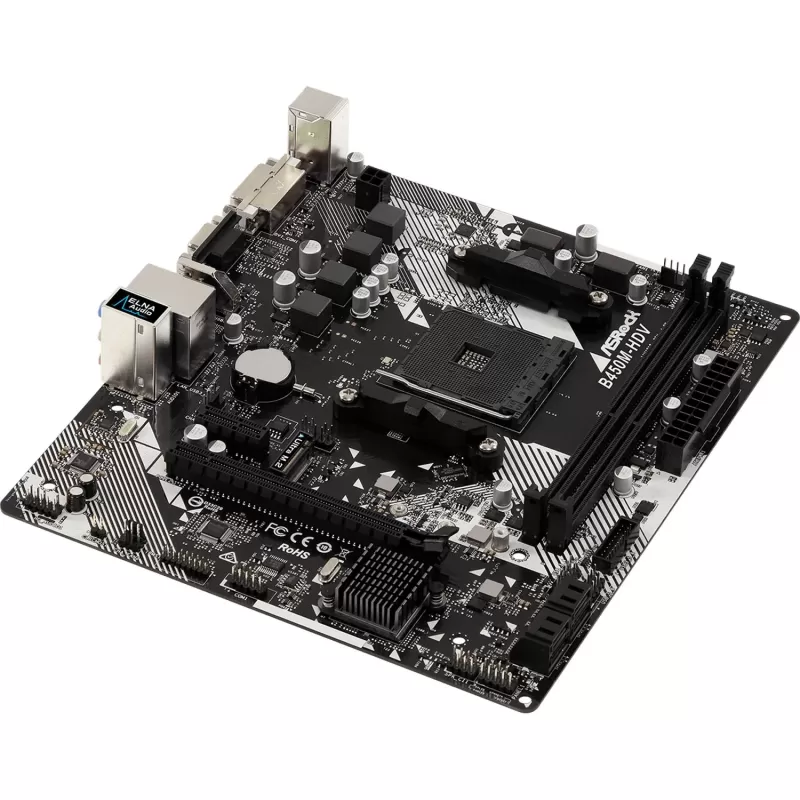לוח אם ASRock B450M-HDV R4.0 DDR4 AM4