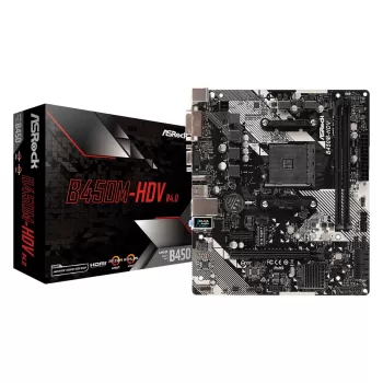 Motherboard ASRock B450M-HDV R4.0 DDR4 AM4