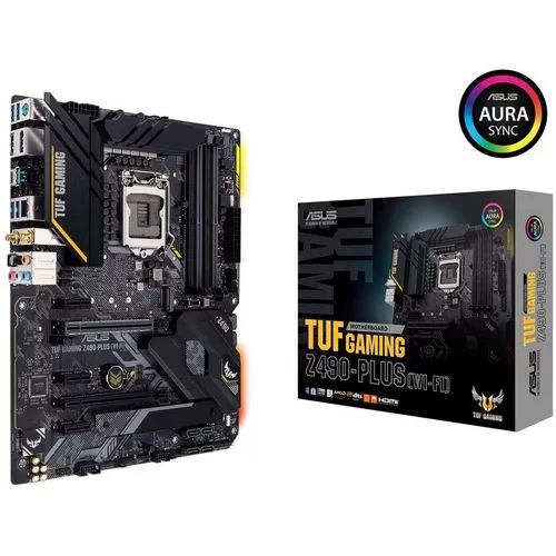 Материнская Плата Asus TUF GAMING Z490-PLUS DDR4 LGA1200