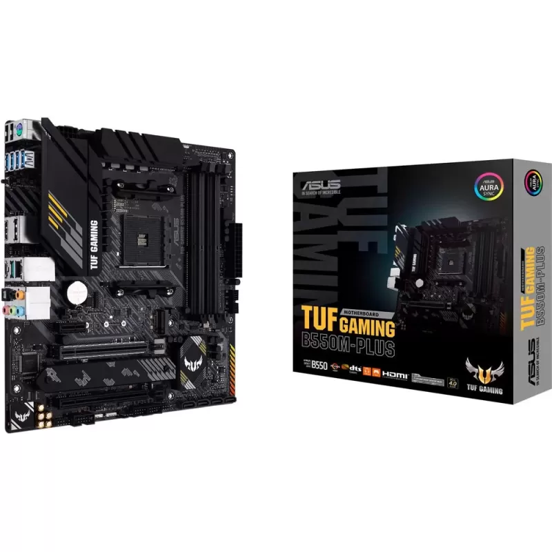 לוח אם Asus TUF GAMING B550M-PLUS DDR4 AM4 לוח אם Asus TUF GAMING B550M-PLUS DDR4 AM4