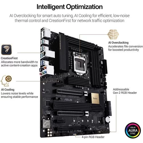 Motherboard Asus ProArt Z490-CREATOR 10G DDR4 LGA1200