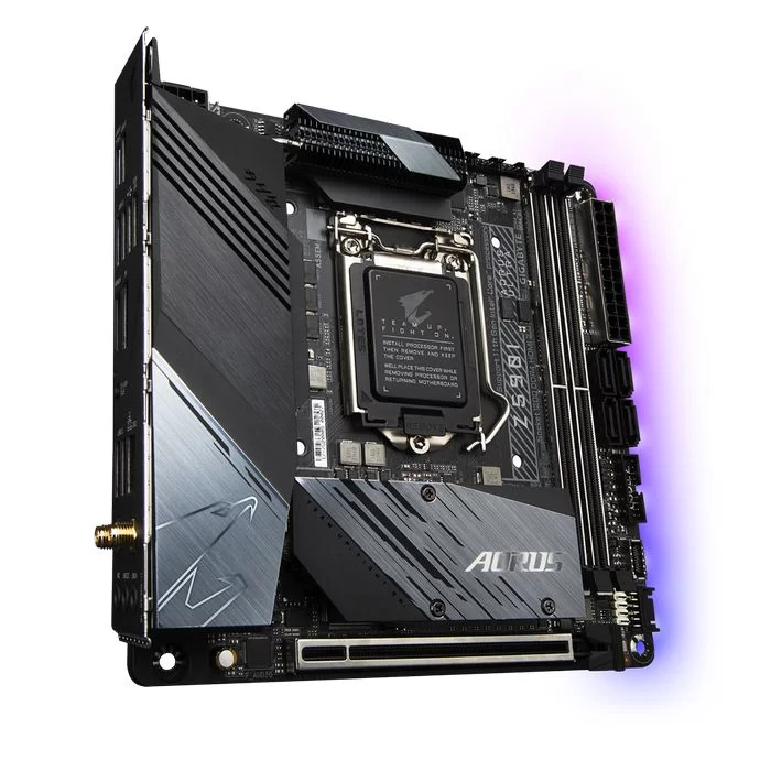 לוח אם Gigabyte Z590i AORUS ULTRA DDR4 DIMM LGA1200