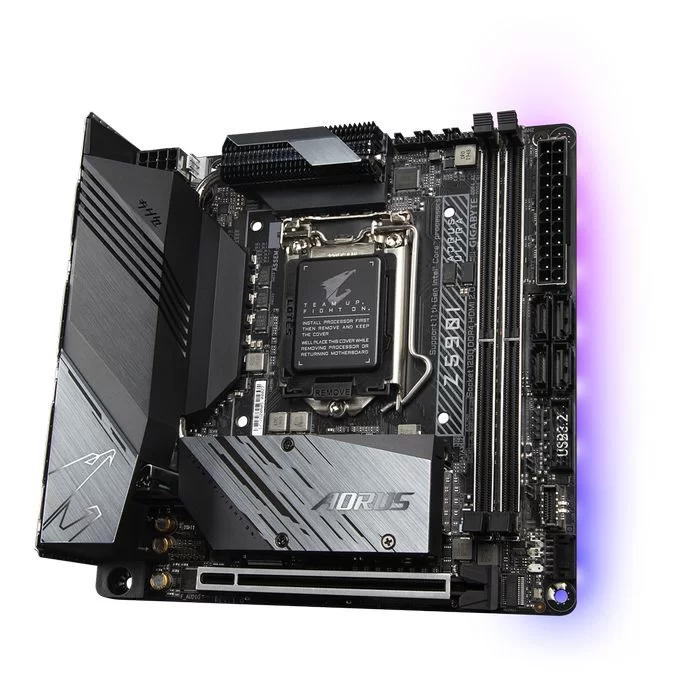 לוח אם Gigabyte Z590i AORUS ULTRA DDR4 DIMM LGA1200