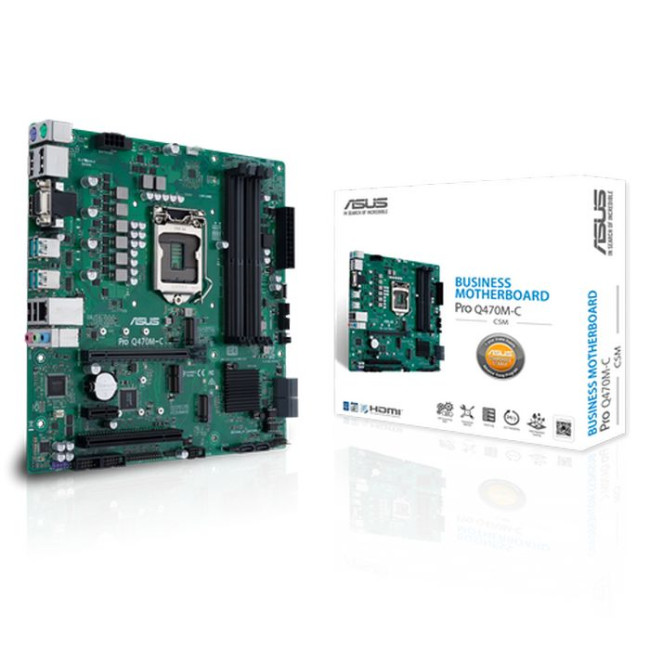 Motherboard Asus Pro Q470M-C/CSM DDR4 LGA1200 Motherboard Asus Pro Q470M-C/CSM DDR4 LGA1200