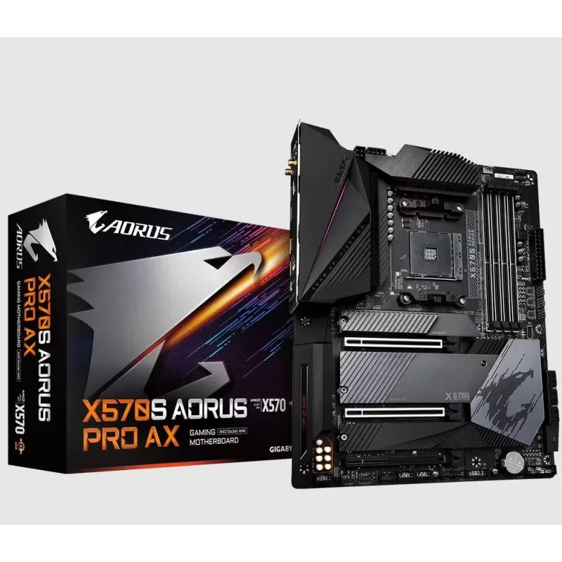 לוח אם Gigabyte X570S AORUS PRO AX DDR4 AM4 - יבואן רשמי