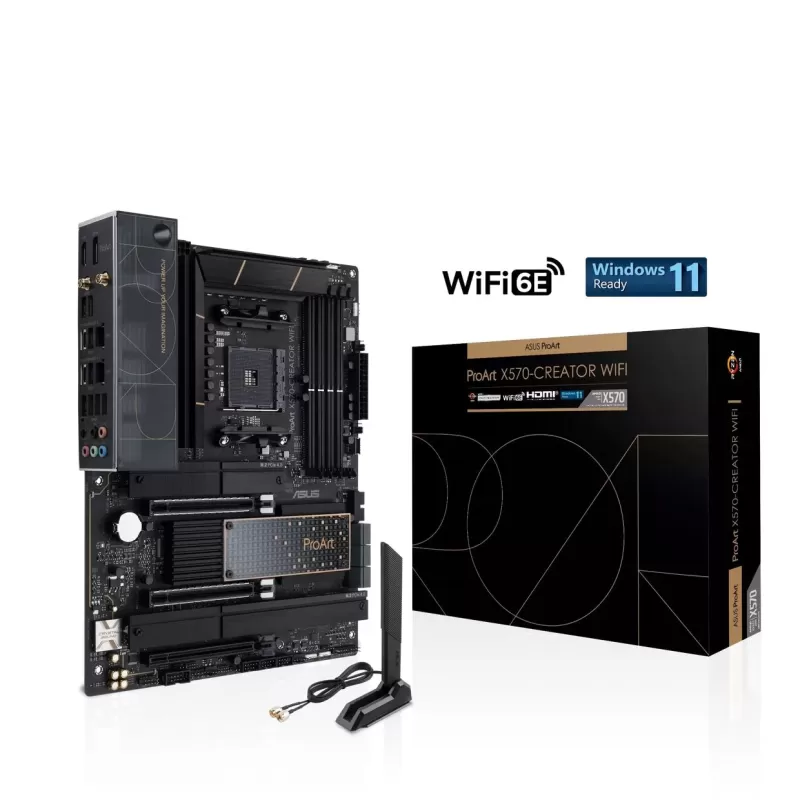 Motherboard Asus ProArt X570-CREATOR WIFI DDR4 DIMM AM4 Motherboard Asus ProArt X570-CREATOR WIFI DDR4 DIMM AM4