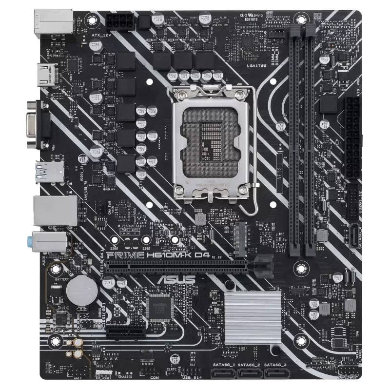 Материнская Плата Asus PRIME H610M-K D4 DDR4 DIMM LGA1700