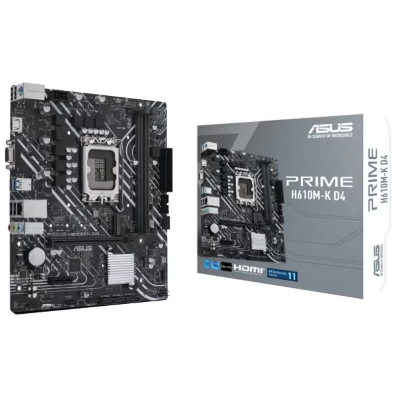 Материнская Плата Asus PRIME H610M-K D4 DDR4 DIMM LGA1700