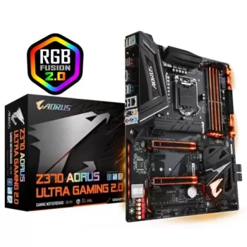 לוח אם Gigabyte AORUS Z370 AORUS Ultra Gaming 2.0 DDR4 LGA1151 - יבואן רשמי