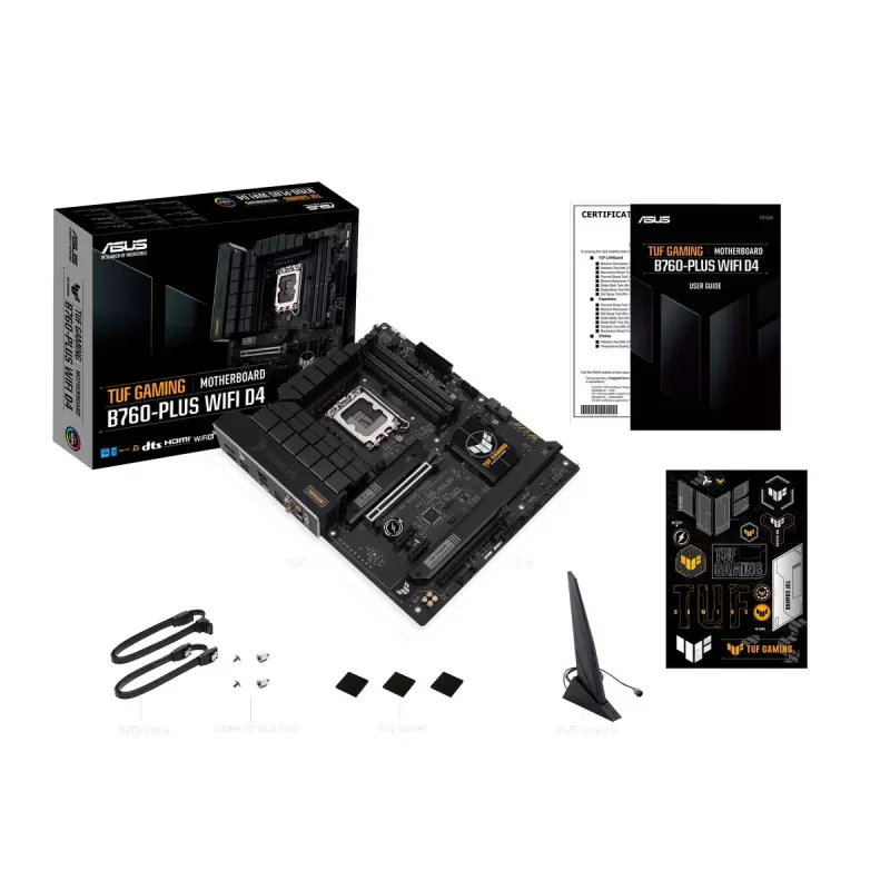 לוח אם Asus TUF GAMING B760-PLUS WIFI D4 DDR4 DIMM LGA1700