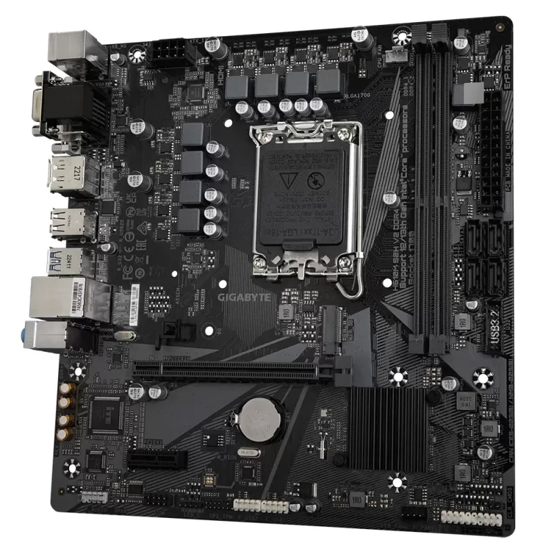 לוח אם Gigabyte H610M S2H V2 DDR4 DDR4 DIMM LGA1700 - יבואן רשמי לוח אם Gigabyte H610M S2H V2 DDR4 DDR4 DIMM LGA1700 - יבואן רשמי