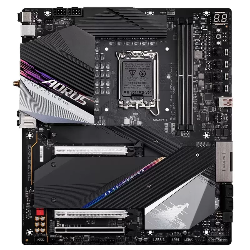 לוח אם Gigabyte Z790 AORUS TACHYON DDR5 DIMM LGA1700 לוח אם Gigabyte Z790 AORUS TACHYON DDR5 DIMM LGA1700