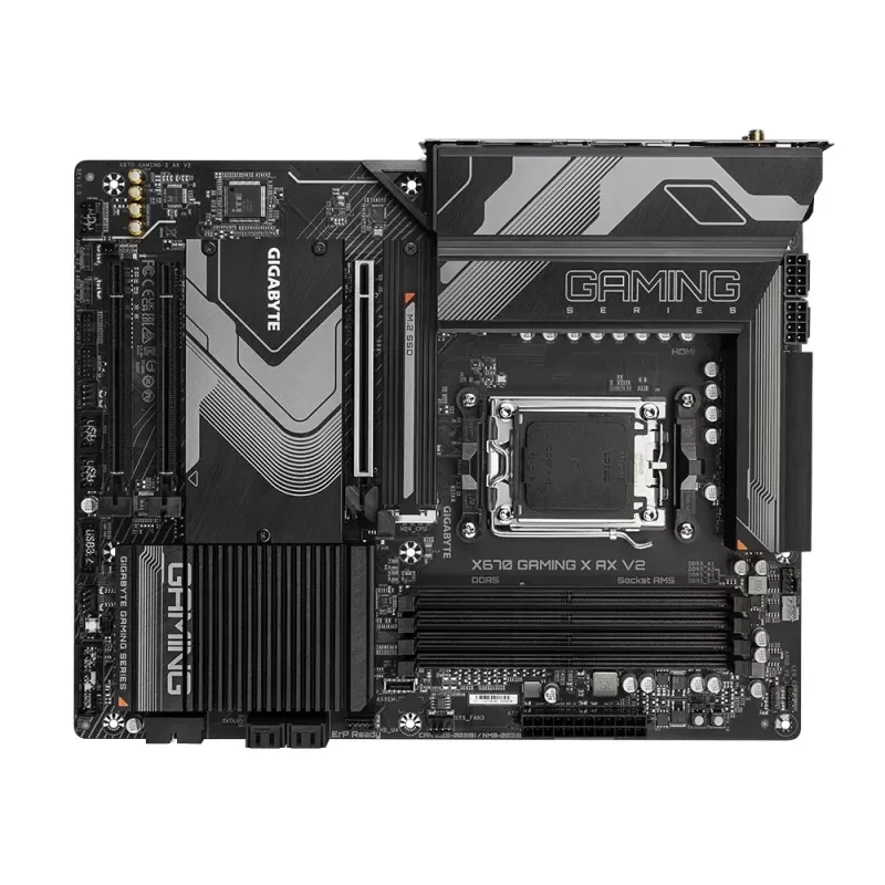 לוח אם Gigabyte X670 GAMING X AX V2 DDR5 DIMM AM5 - יבואן רשמי
