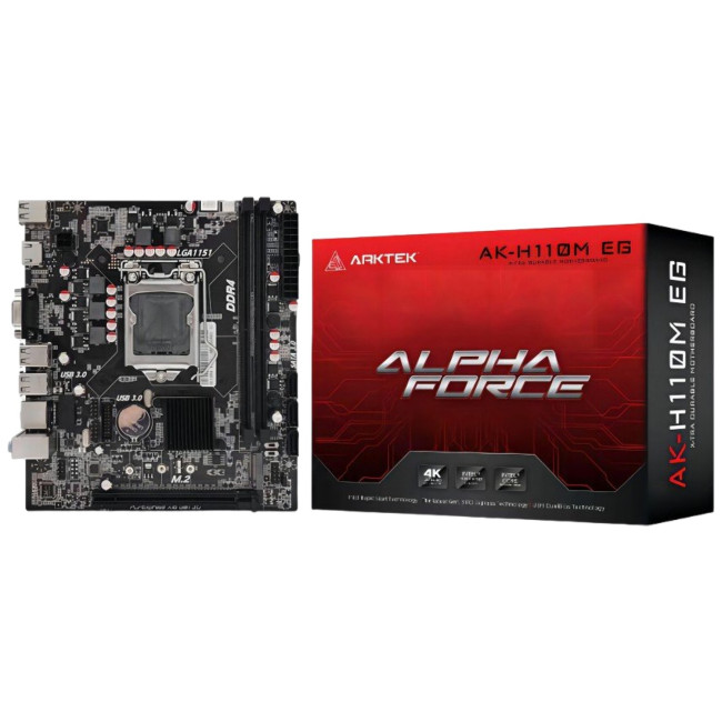 Motherboard ARKTEK AK-H110M EG VA DDR4 LGA1151 Motherboard ARKTEK AK-H110M EG VA DDR4 LGA1151