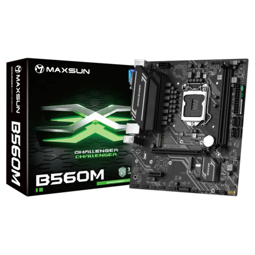 לוח אם MAXSUN Challenger B560M DDR4 Micro ATX LGA1200