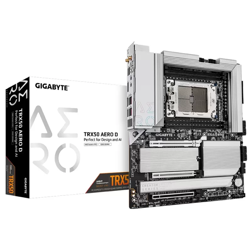 Motherboard Gigabyte TRX50 AERO D DDR5 sTR5 - official importer Motherboard Gigabyte TRX50 AERO D DDR5 sTR5 - official importer
