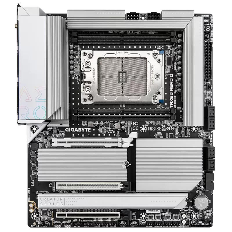 Motherboard Gigabyte TRX50 AERO D DDR5 sTR5 - official importer Motherboard Gigabyte TRX50 AERO D DDR5 sTR5 - official importer