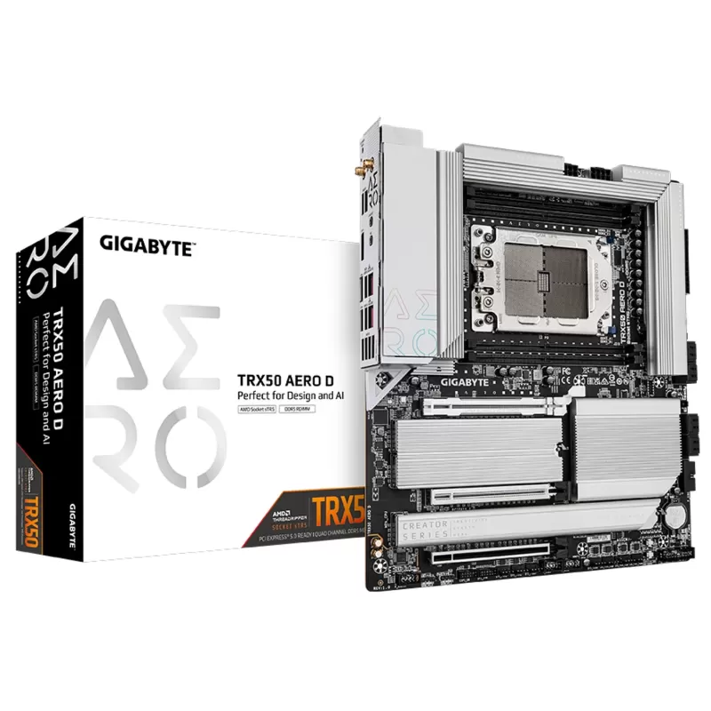 Motherboard Gigabyte TRX50 AERO D DDR5 sTR5 - official importer Motherboard Gigabyte TRX50 AERO D DDR5 sTR5 - official importer