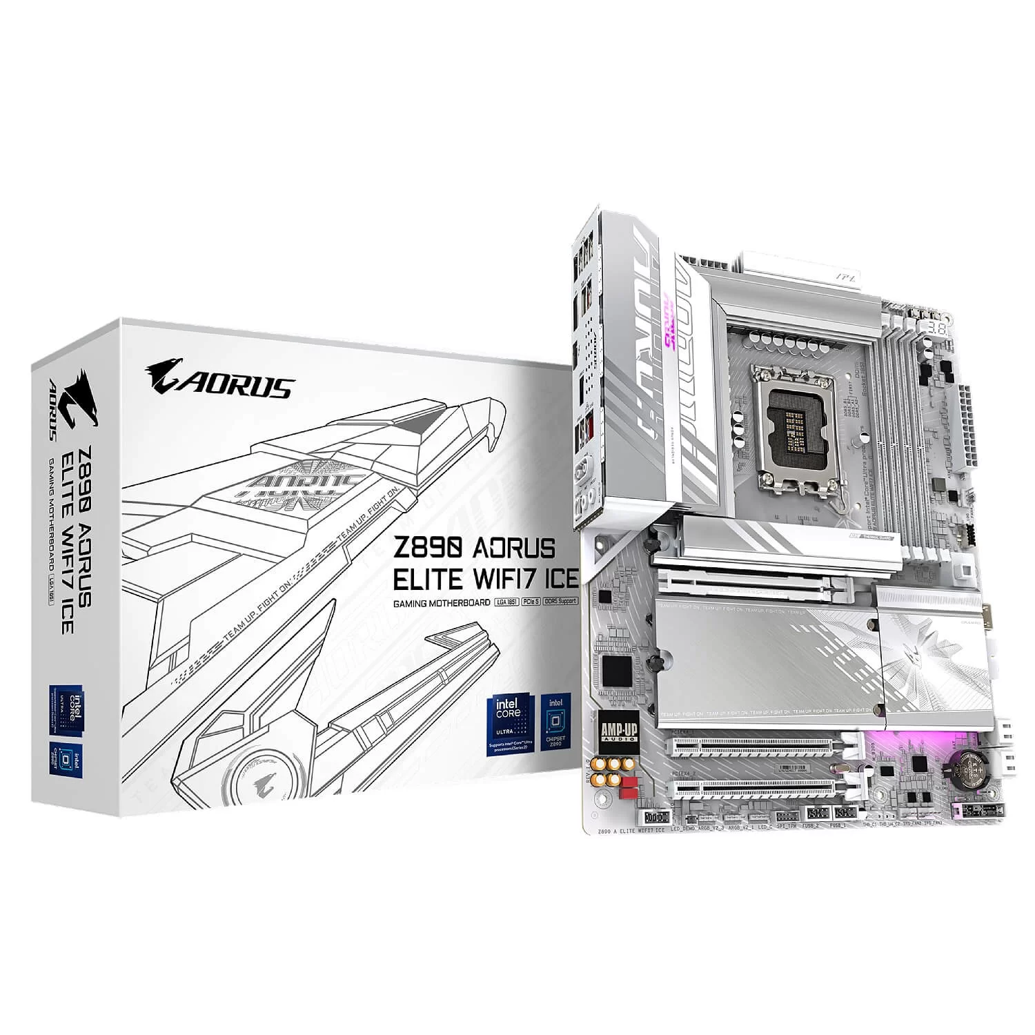 Материнская Плата Gigabyte Z890 AORUS ELITE WiFi7 ICE DDR5 LGA1851