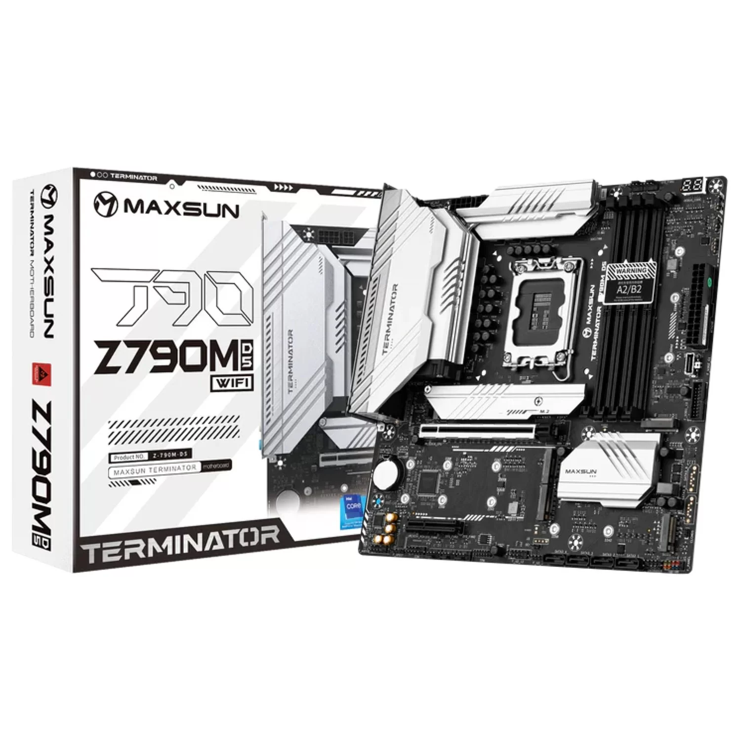 Материнская Плата MAXSUN Terminator B760M D5 WiFi 6E DDR5 LGA1700