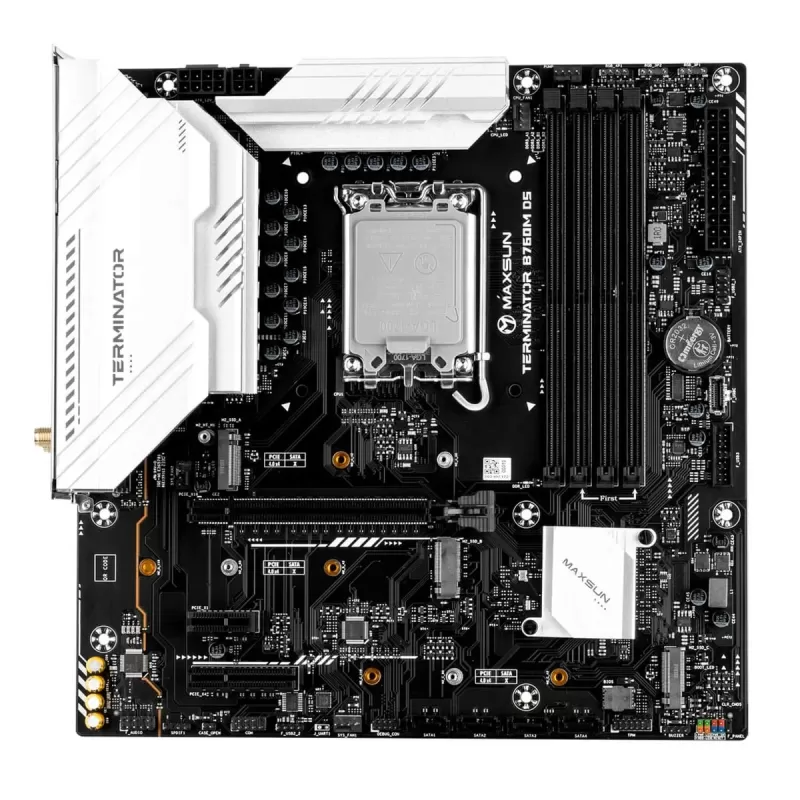 Материнская Плата MAXSUN Terminator B760M D5 WiFi 6E DDR5 LGA1700 Материнская Плата MAXSUN Terminator B760M D5 WiFi 6E DDR5 LGA1700