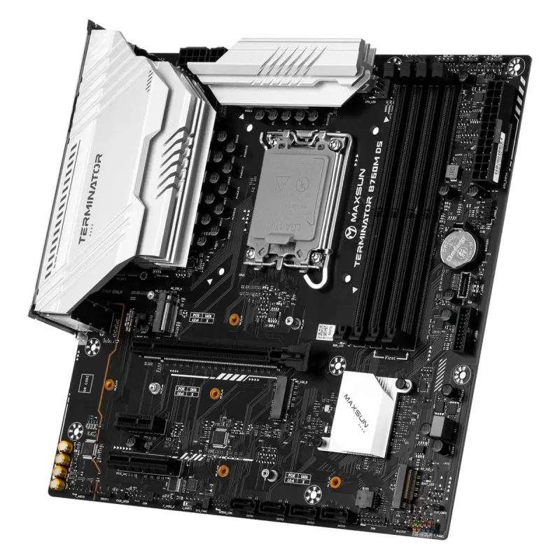 Материнская Плата MAXSUN Terminator B760M D5 WiFi 6E DDR5 LGA1700 Материнская Плата MAXSUN Terminator B760M D5 WiFi 6E DDR5 LGA1700