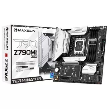 Материнская Плата MAXSUN Terminator B760M D5 WiFi 6E DDR5 LGA1700 Материнская Плата MAXSUN Terminator B760M D5 WiFi 6E DDR5 LGA1700
