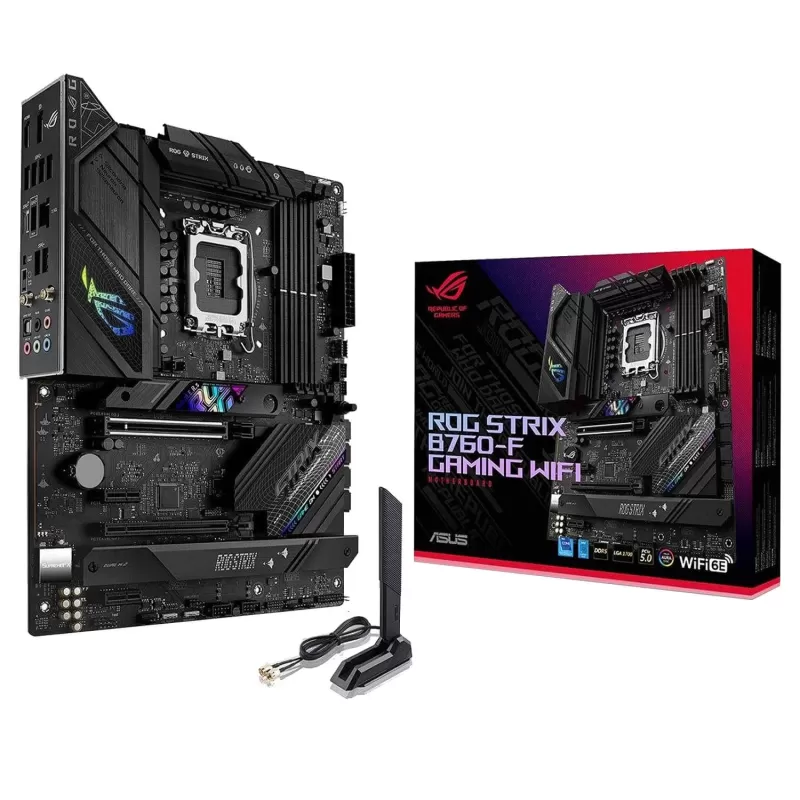 Материнская Плата Asus ROG STRIX B760-F GAMING WiFi DDR5 LGA1700 Материнская Плата Asus ROG STRIX B760-F GAMING WiFi DDR5 LGA1700