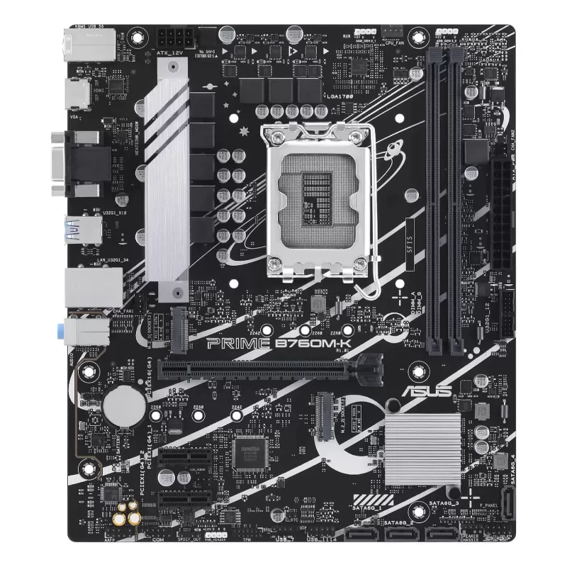 לוח אם Asus PRIME B760M-K DDR5 LGA1700 לוח אם Asus PRIME B760M-K DDR5 LGA1700