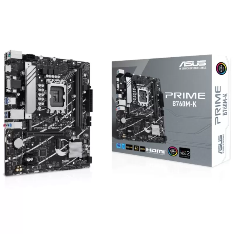 לוח אם Asus PRIME B760M-K DDR5 LGA1700 לוח אם Asus PRIME B760M-K DDR5 LGA1700