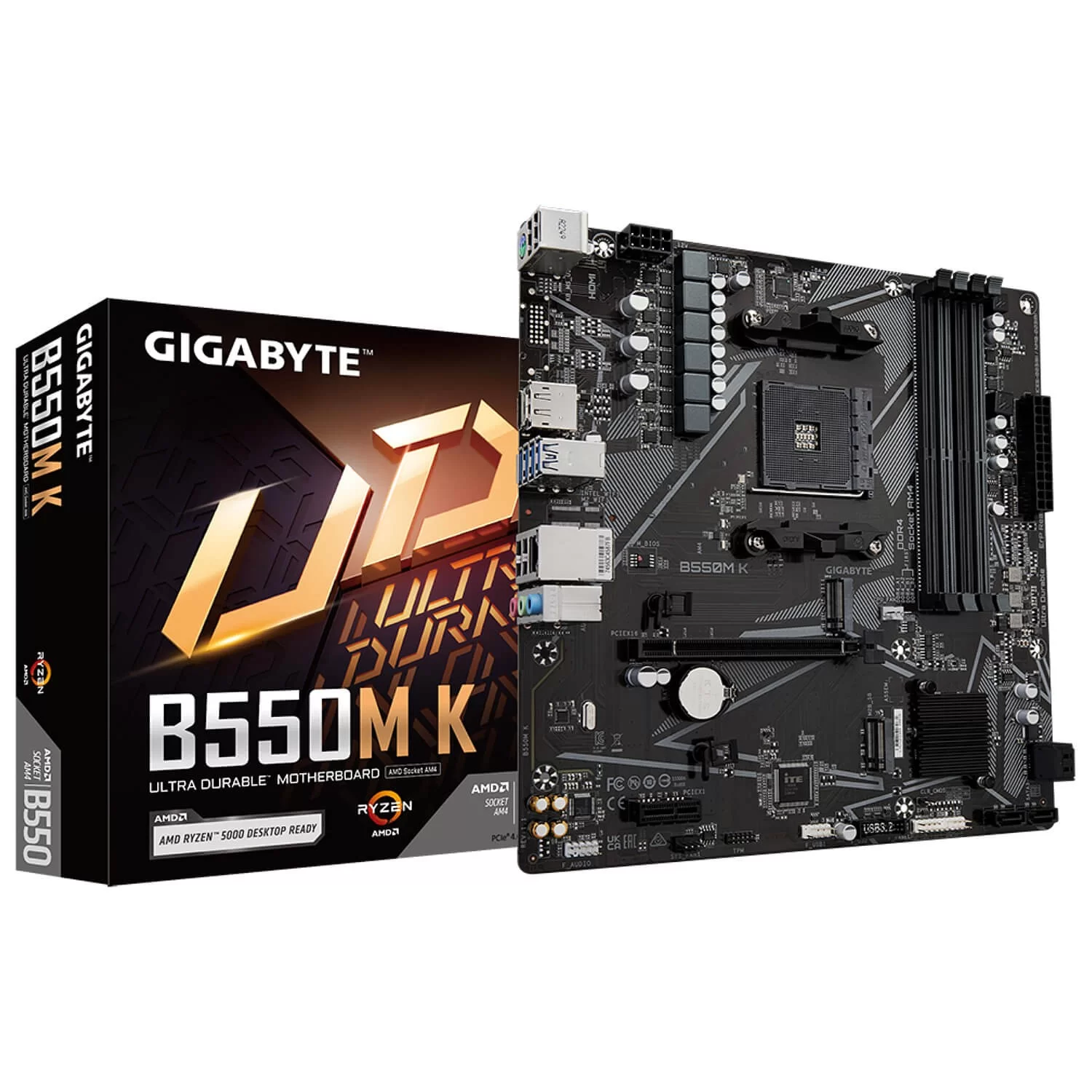 Motherboard Gigabyte B550M K DDR4 AM4