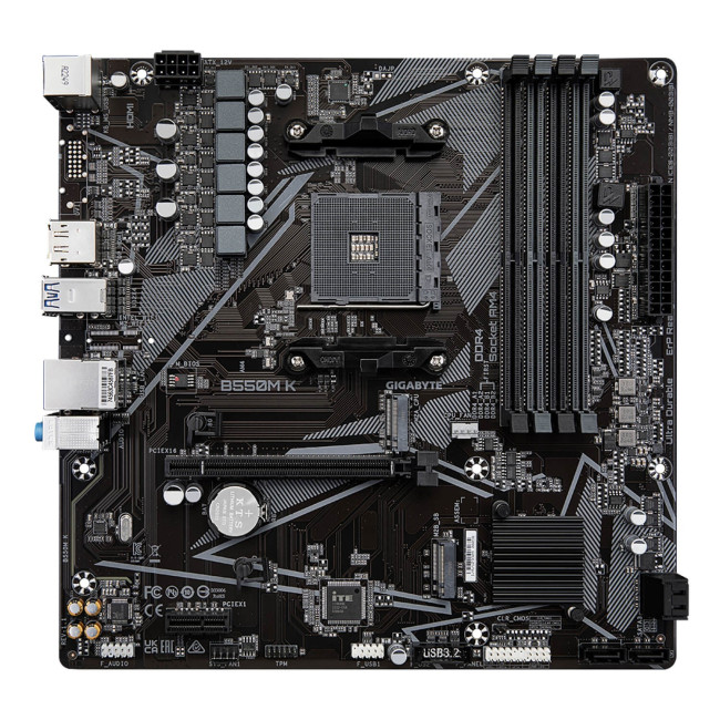 Motherboard Gigabyte B550M K DDR4 AM4