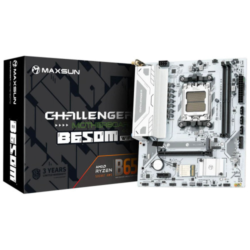 Материнская Плата MAXSUN Challenger B650M WiFi ICE DDR5 AM5