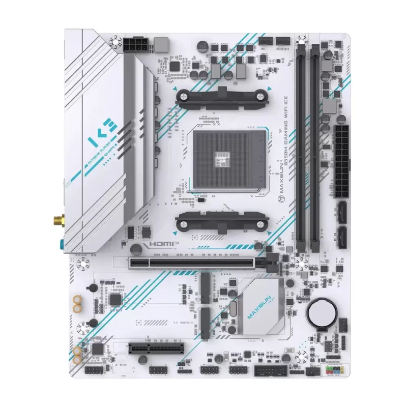 לוח אם MAXSUN B550M GAMING WIFI ICE DDR4 AM4 לוח אם MAXSUN B550M GAMING WIFI ICE DDR4 AM4