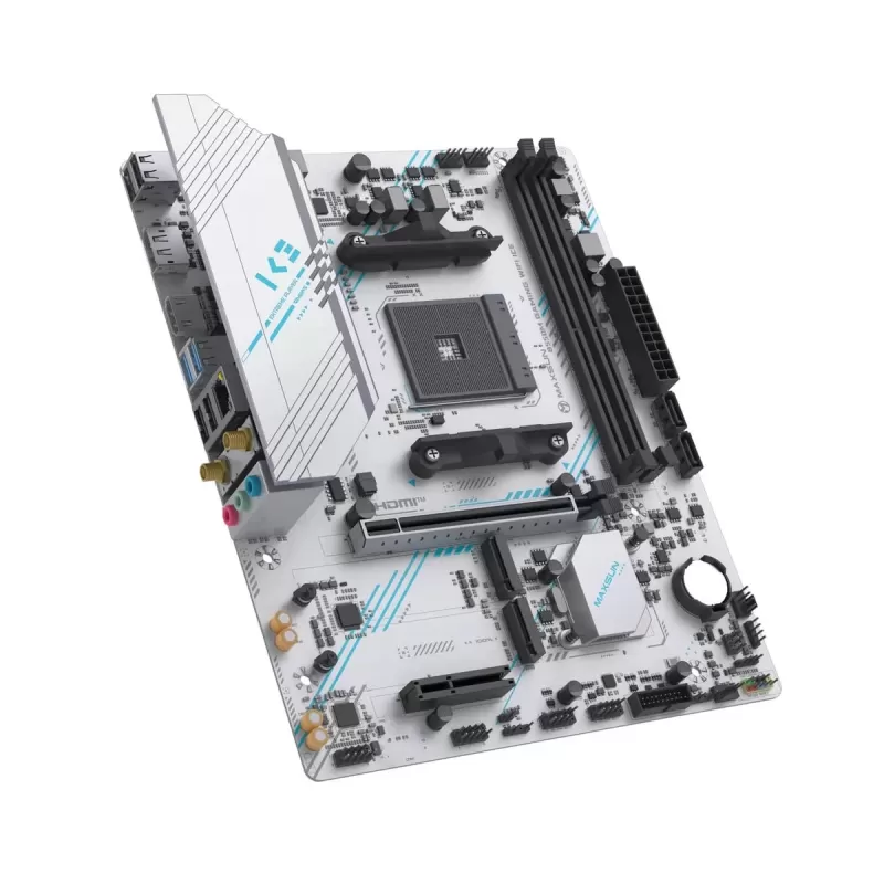 לוח אם MAXSUN B550M GAMING WIFI ICE DDR4 AM4