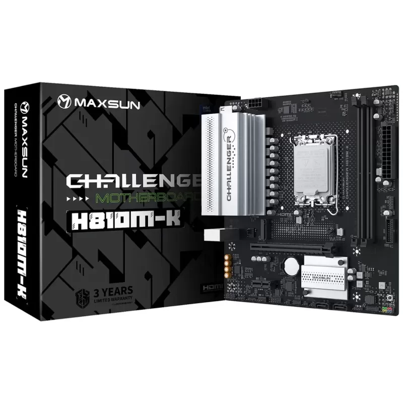 Motherboard MAXSUN Challenger H810M-K DDR5 LGA1851