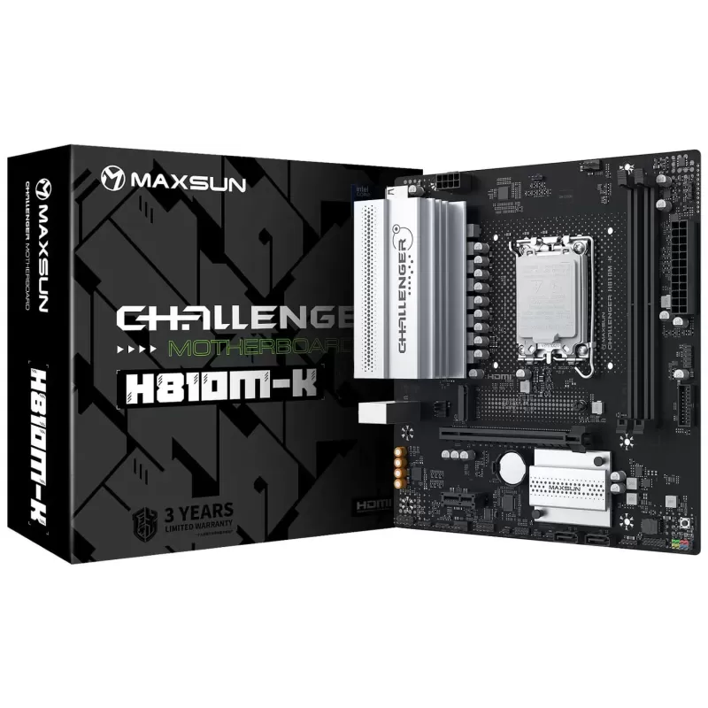 Motherboard MAXSUN Challenger H810M-K DDR5 LGA1851