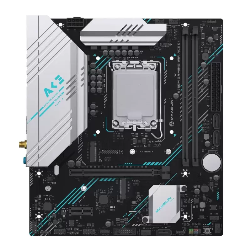 Motherboard MAXSUN B760M GAMING WiFi ACE D4 DDR4 LGA1700 Motherboard MAXSUN B760M GAMING WiFi ACE D4 DDR4 LGA1700