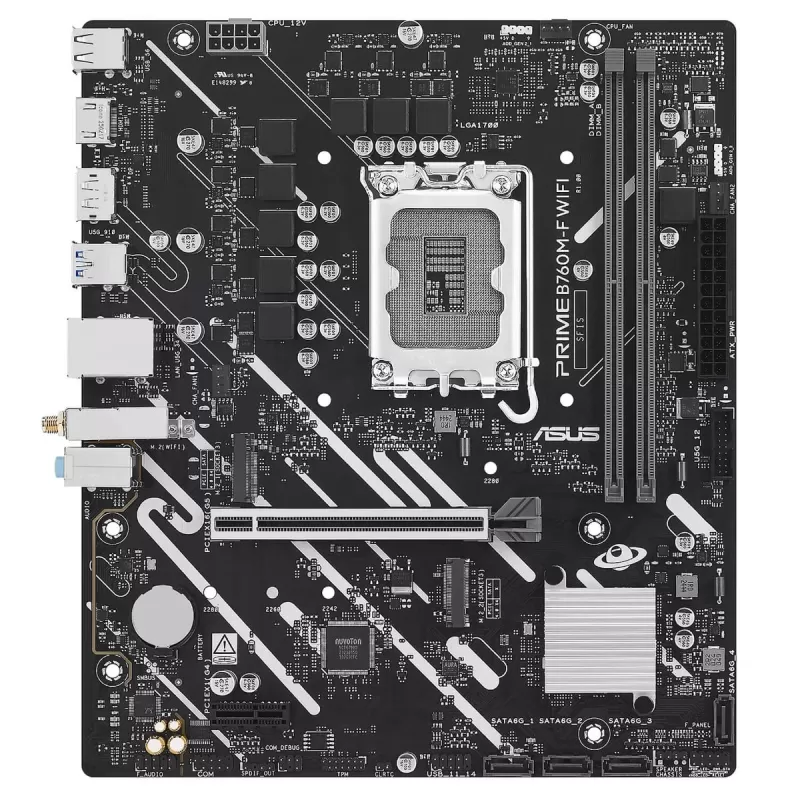 Motherboard Asus PRIME B760M-F WiFi DDR5 LGA1700 Motherboard Asus PRIME B760M-F WiFi DDR5 LGA1700
