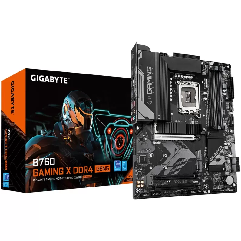 לוח אם Gigabyte B760 GAMING X DDR4 GEN5 LGA1700 - יבואן רשמי לוח אם Gigabyte B760 GAMING X DDR4 GEN5 LGA1700 - יבואן רשמי