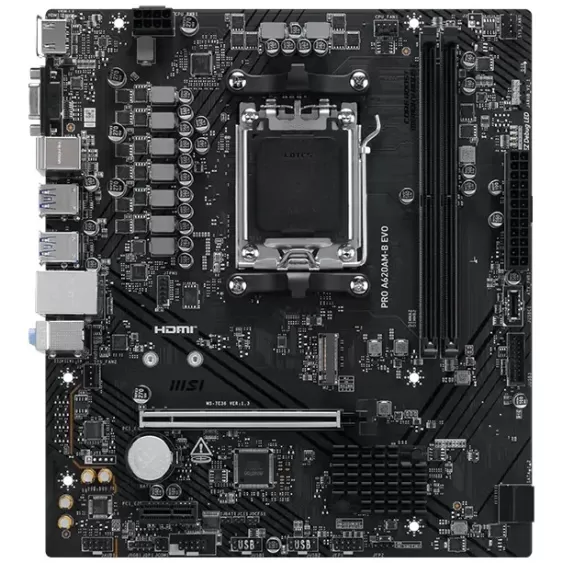 Материнская Плата MSI PRO A620AM-B EVO DDR5 AM5