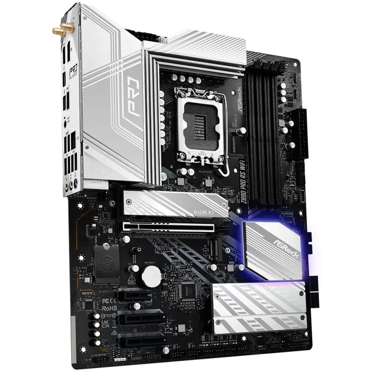 Материнская Плата ASRock Z890 Pro RS WiFi DDR5 LGA1851 Материнская Плата ASRock Z890 Pro RS WiFi DDR5 LGA1851