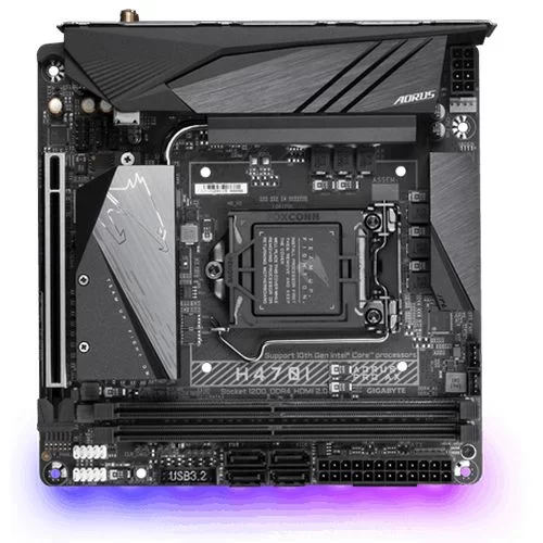 Motherboard Gigabyte H470i AORUS PRO AX DDR4 LGA1200 - official importer